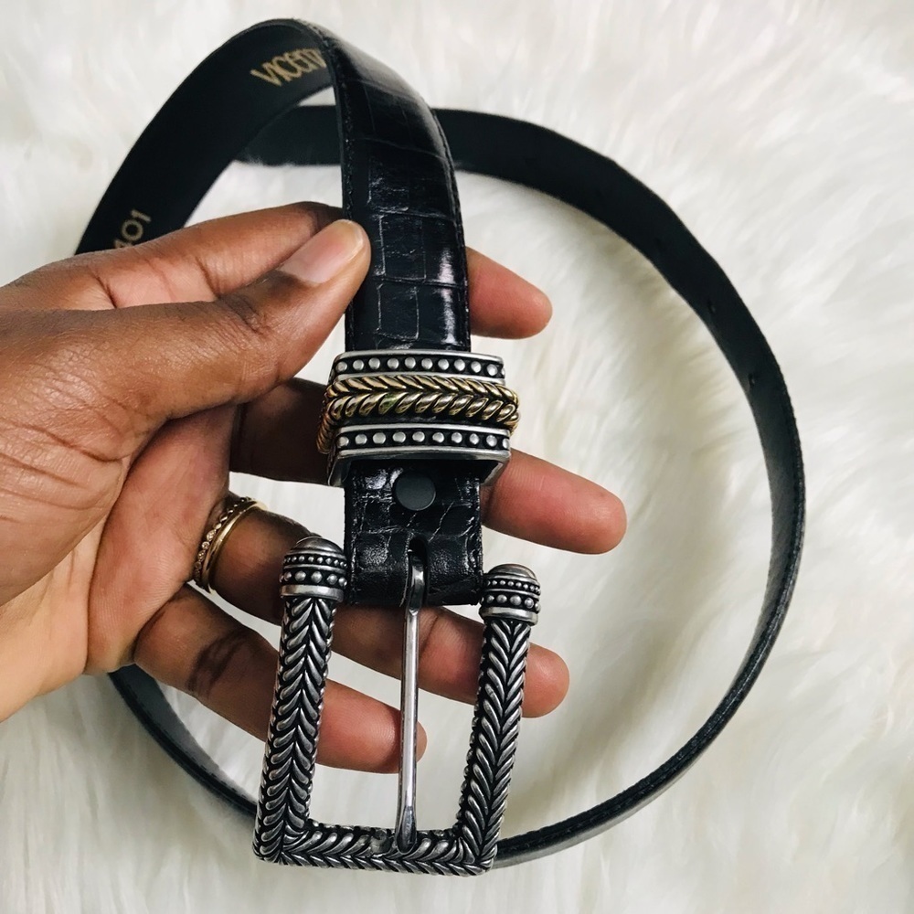 Vicenza Italian Calfskin Leather Belt size 28